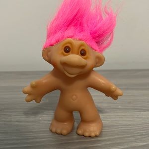1986 Troll with Bright Pink Hair